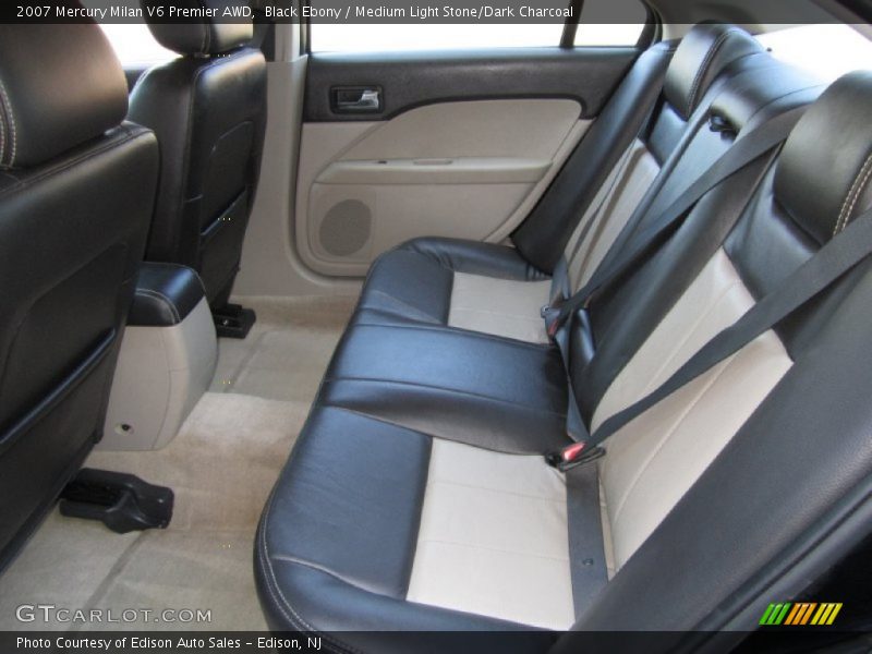 Black Ebony / Medium Light Stone/Dark Charcoal 2007 Mercury Milan V6 Premier AWD