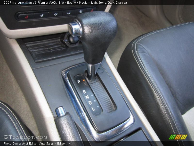 Black Ebony / Medium Light Stone/Dark Charcoal 2007 Mercury Milan V6 Premier AWD