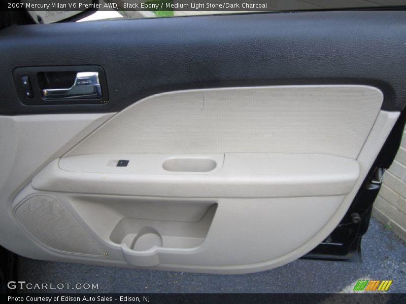 Black Ebony / Medium Light Stone/Dark Charcoal 2007 Mercury Milan V6 Premier AWD