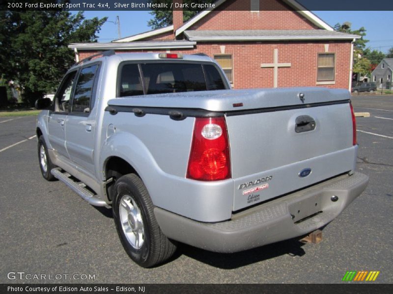 Silver Birch Metallic / Dark Graphite 2002 Ford Explorer Sport Trac 4x4