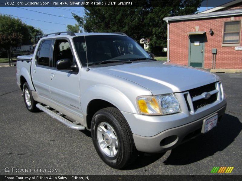 Silver Birch Metallic / Dark Graphite 2002 Ford Explorer Sport Trac 4x4