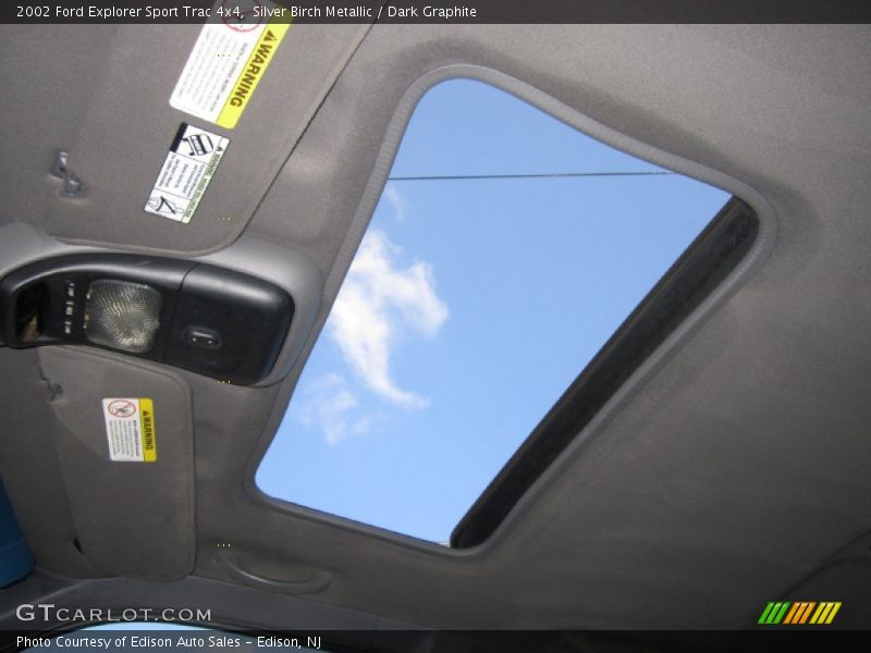 Silver Birch Metallic / Dark Graphite 2002 Ford Explorer Sport Trac 4x4