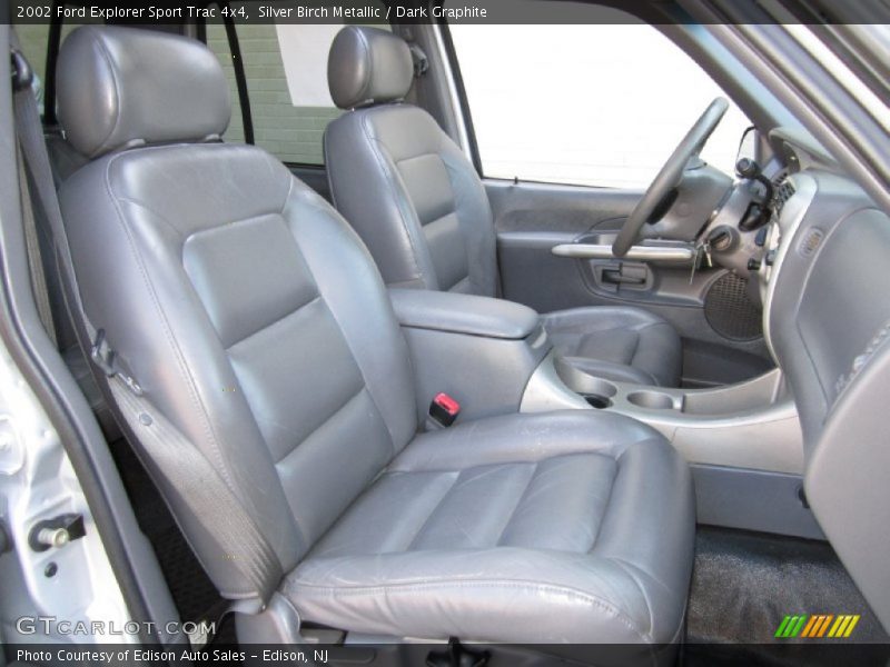 Silver Birch Metallic / Dark Graphite 2002 Ford Explorer Sport Trac 4x4