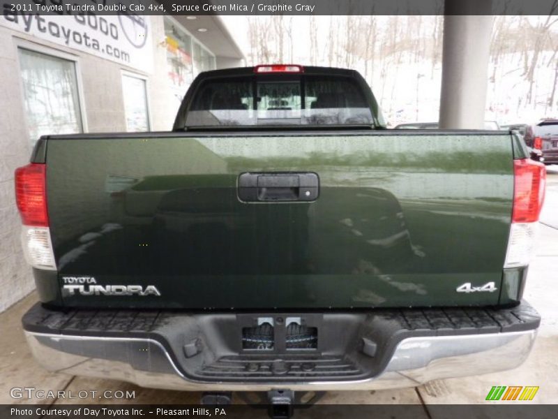 Spruce Green Mica / Graphite Gray 2011 Toyota Tundra Double Cab 4x4