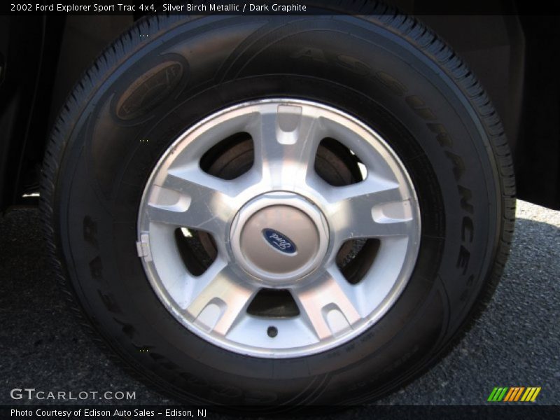 Silver Birch Metallic / Dark Graphite 2002 Ford Explorer Sport Trac 4x4