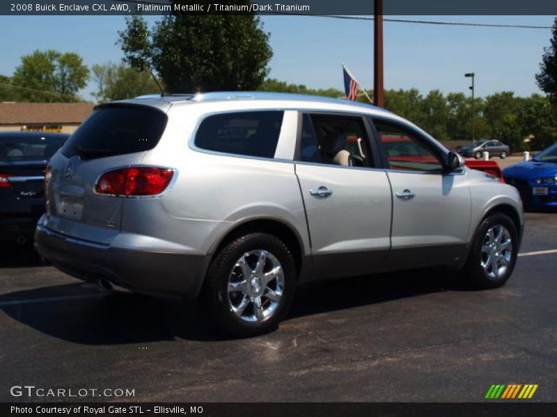 Platinum Metallic / Titanium/Dark Titanium 2008 Buick Enclave CXL AWD