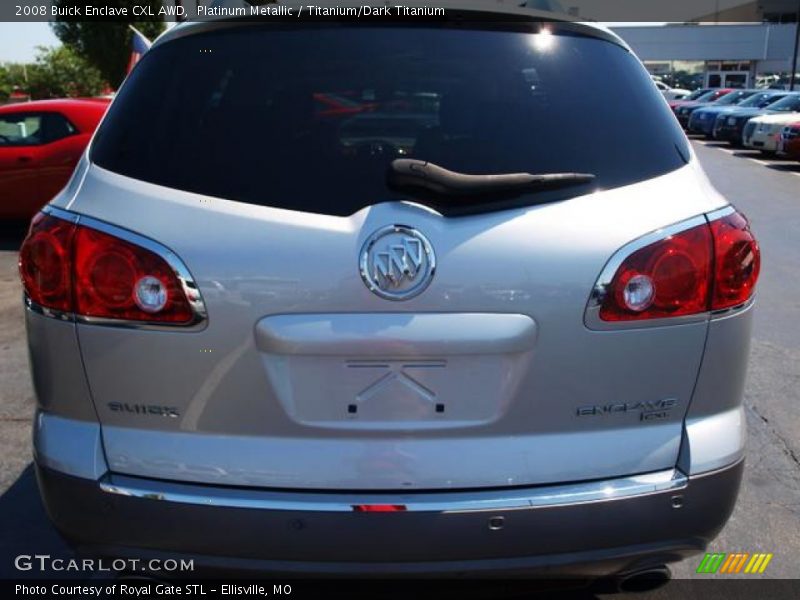 Platinum Metallic / Titanium/Dark Titanium 2008 Buick Enclave CXL AWD