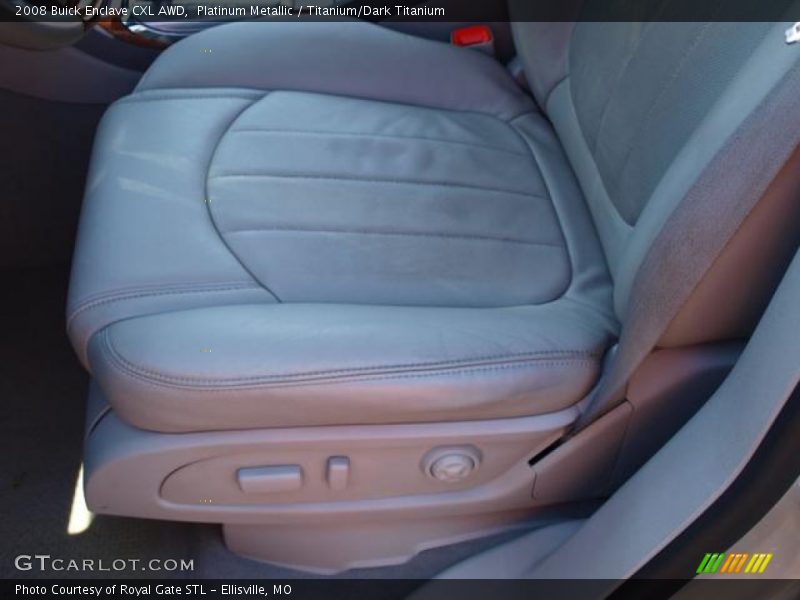 Platinum Metallic / Titanium/Dark Titanium 2008 Buick Enclave CXL AWD