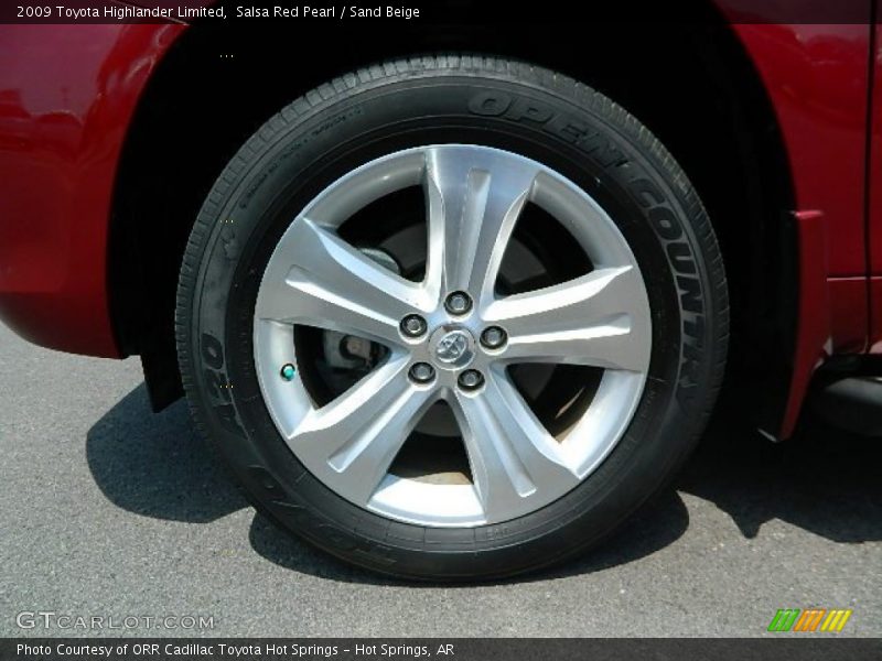 Salsa Red Pearl / Sand Beige 2009 Toyota Highlander Limited
