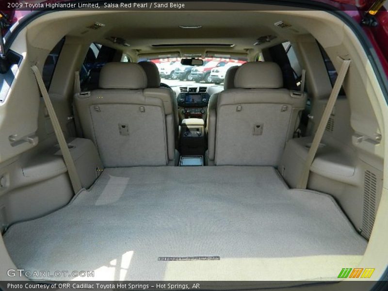Salsa Red Pearl / Sand Beige 2009 Toyota Highlander Limited