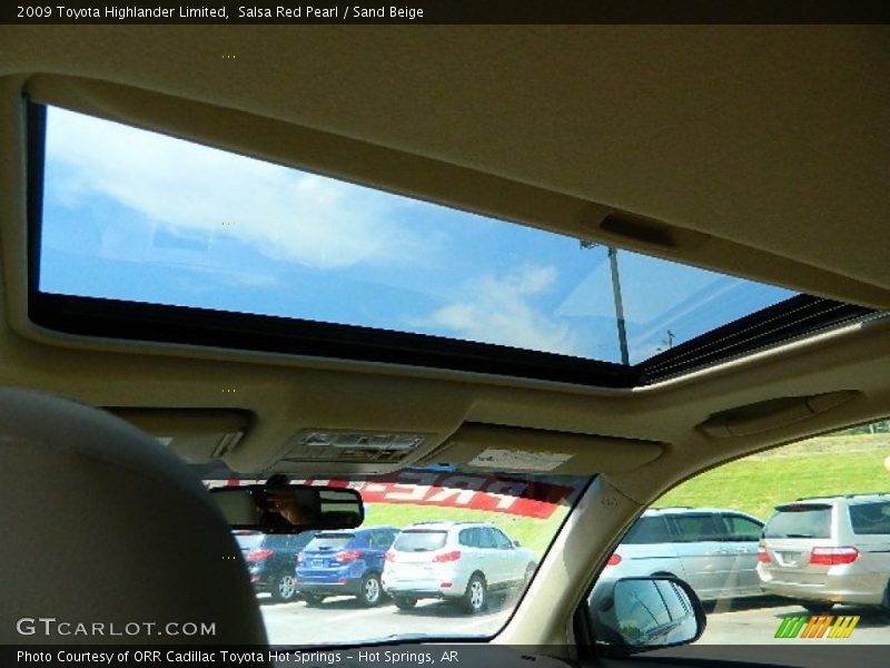 Salsa Red Pearl / Sand Beige 2009 Toyota Highlander Limited