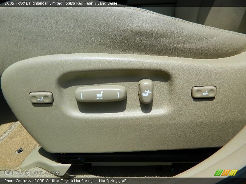 Salsa Red Pearl / Sand Beige 2009 Toyota Highlander Limited