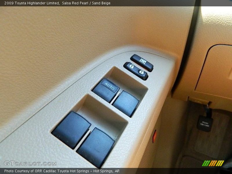 Salsa Red Pearl / Sand Beige 2009 Toyota Highlander Limited