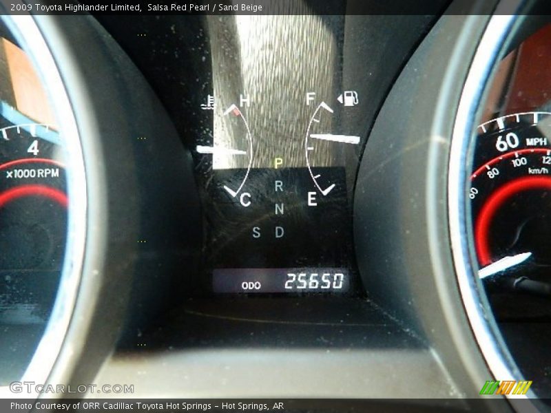 Salsa Red Pearl / Sand Beige 2009 Toyota Highlander Limited