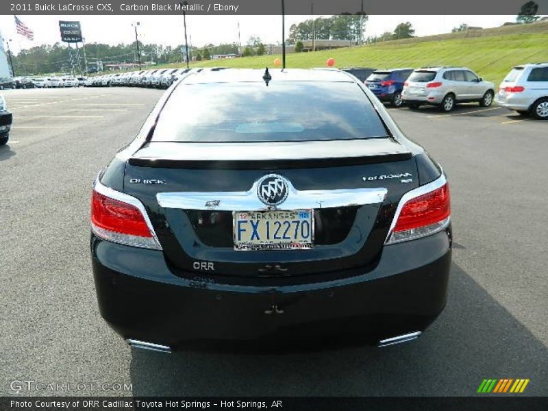 Carbon Black Metallic / Ebony 2011 Buick LaCrosse CXS