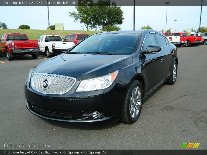 Carbon Black Metallic / Ebony 2011 Buick LaCrosse CXS