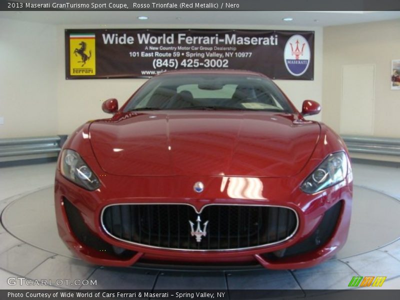 Rosso Trionfale (Red Metallic) / Nero 2013 Maserati GranTurismo Sport Coupe