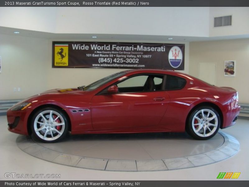 Rosso Trionfale (Red Metallic) / Nero 2013 Maserati GranTurismo Sport Coupe