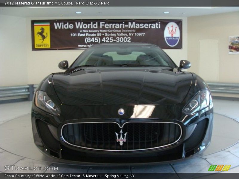 Nero (Black) / Nero 2012 Maserati GranTurismo MC Coupe