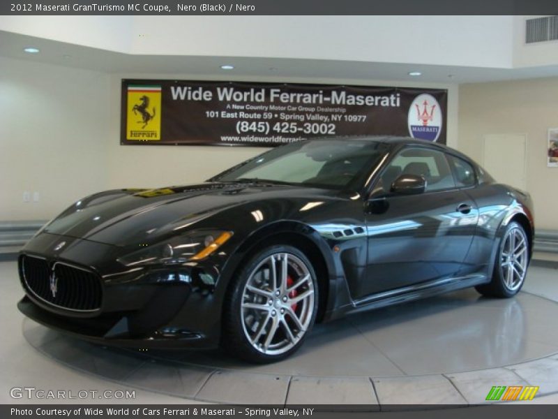 Nero (Black) / Nero 2012 Maserati GranTurismo MC Coupe