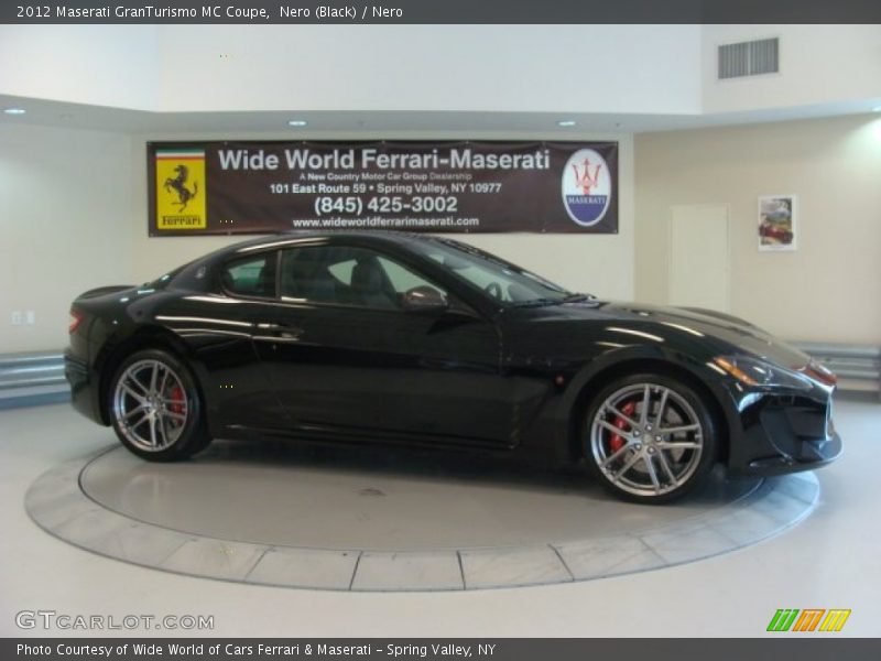 Nero (Black) / Nero 2012 Maserati GranTurismo MC Coupe