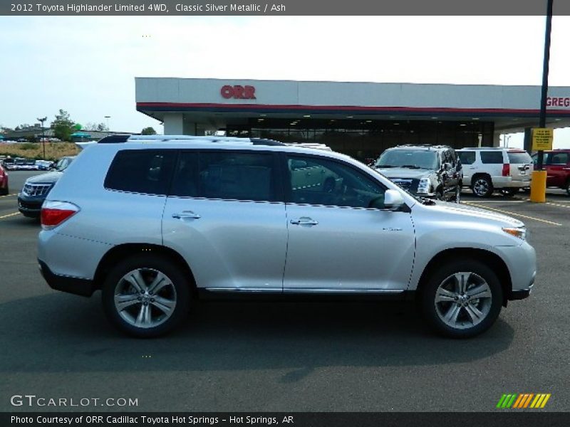 Classic Silver Metallic / Ash 2012 Toyota Highlander Limited 4WD