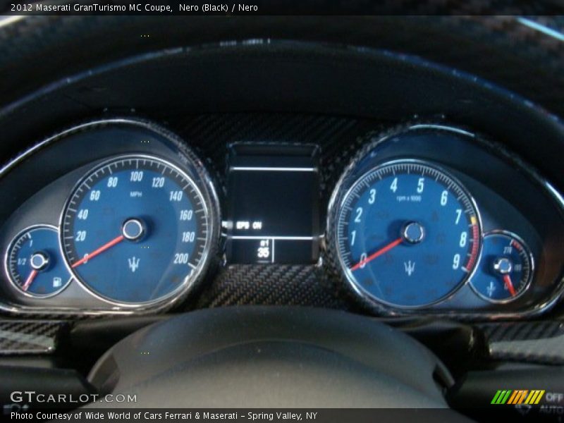  2012 GranTurismo MC Coupe MC Coupe Gauges