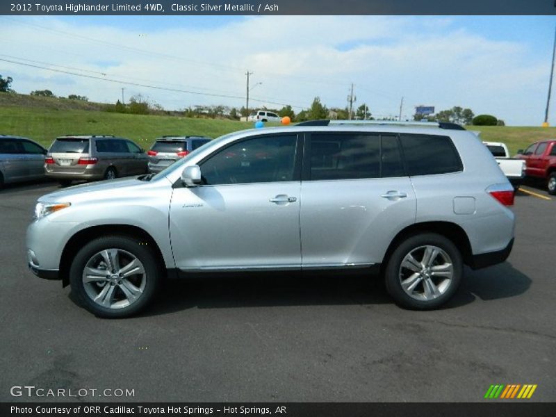 Classic Silver Metallic / Ash 2012 Toyota Highlander Limited 4WD