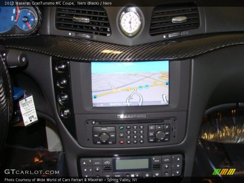 Nero (Black) / Nero 2012 Maserati GranTurismo MC Coupe