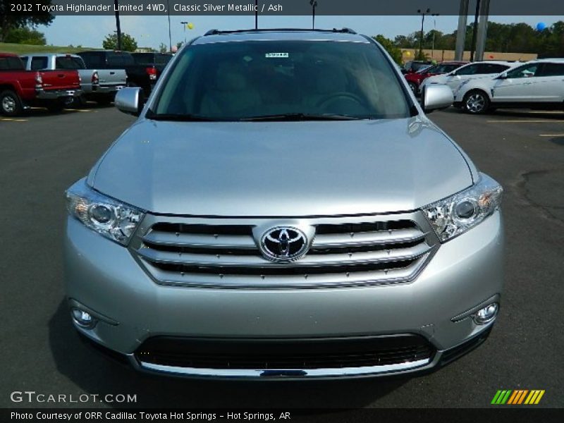 Classic Silver Metallic / Ash 2012 Toyota Highlander Limited 4WD