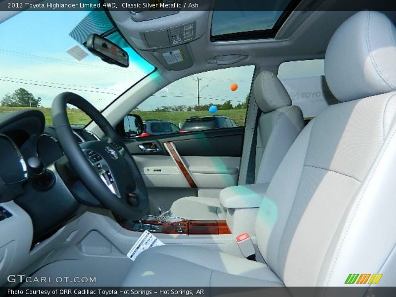 Classic Silver Metallic / Ash 2012 Toyota Highlander Limited 4WD