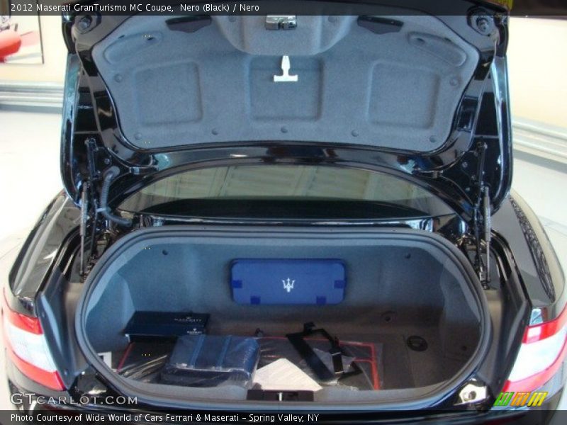  2012 GranTurismo MC Coupe Trunk
