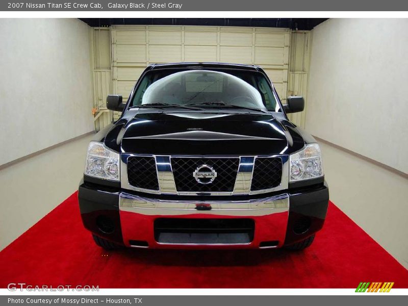 Galaxy Black / Steel Gray 2007 Nissan Titan SE Crew Cab