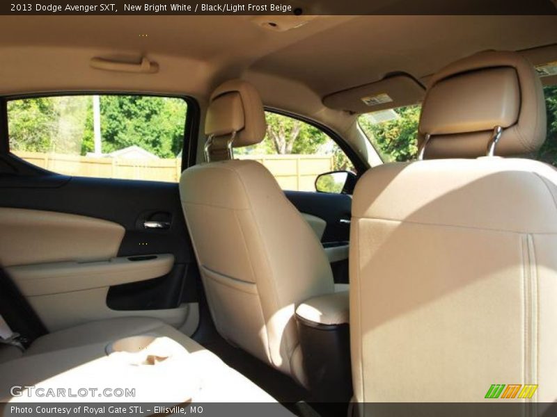 New Bright White / Black/Light Frost Beige 2013 Dodge Avenger SXT
