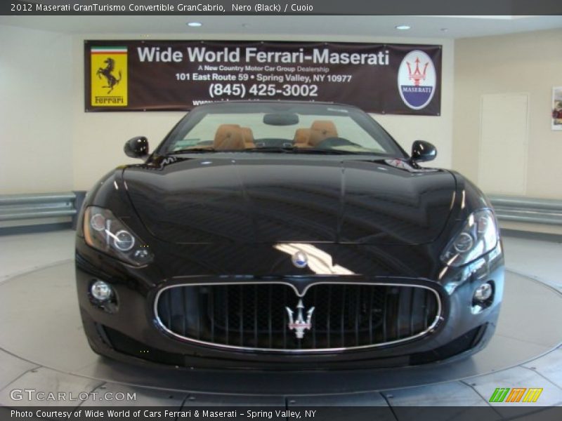 Nero (Black) / Cuoio 2012 Maserati GranTurismo Convertible GranCabrio