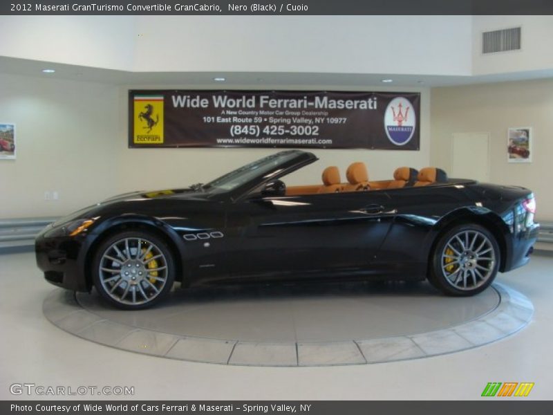 Nero (Black) / Cuoio 2012 Maserati GranTurismo Convertible GranCabrio