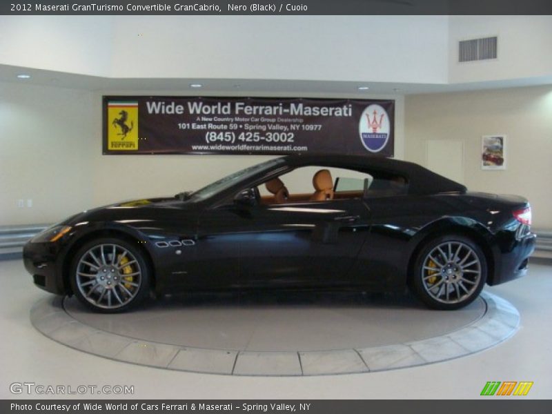 Nero (Black) / Cuoio 2012 Maserati GranTurismo Convertible GranCabrio