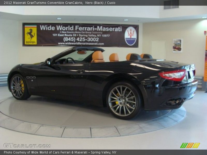Nero (Black) / Cuoio 2012 Maserati GranTurismo Convertible GranCabrio