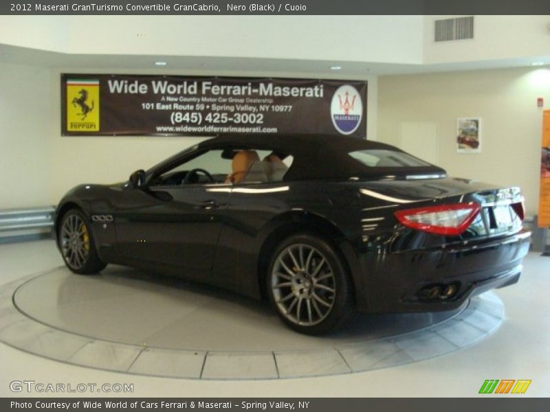 Nero (Black) / Cuoio 2012 Maserati GranTurismo Convertible GranCabrio