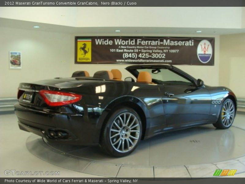 Nero (Black) / Cuoio 2012 Maserati GranTurismo Convertible GranCabrio
