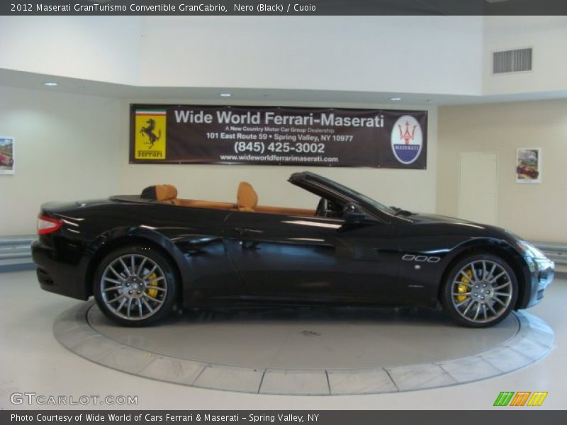 Nero (Black) / Cuoio 2012 Maserati GranTurismo Convertible GranCabrio
