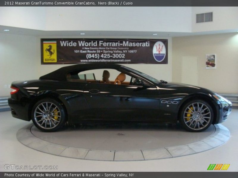 Nero (Black) / Cuoio 2012 Maserati GranTurismo Convertible GranCabrio