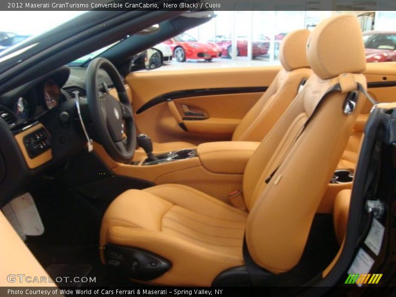  2012 GranTurismo Convertible GranCabrio Cuoio Interior