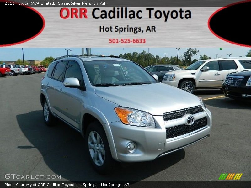 Classic Silver Metallic / Ash 2012 Toyota RAV4 Limited