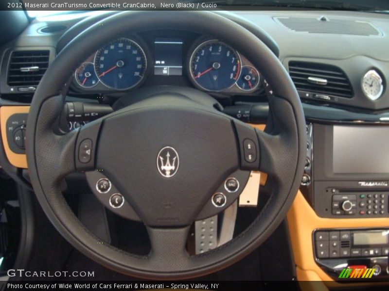  2012 GranTurismo Convertible GranCabrio Steering Wheel