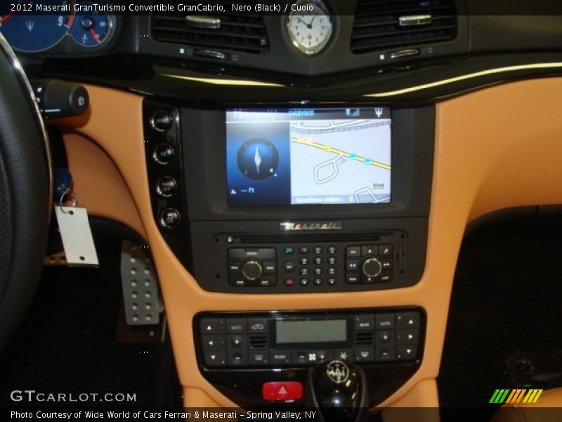 Nero (Black) / Cuoio 2012 Maserati GranTurismo Convertible GranCabrio