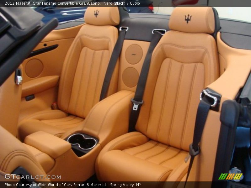 Rear Seat of 2012 GranTurismo Convertible GranCabrio