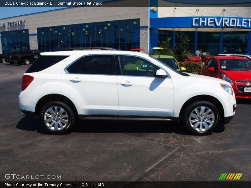 Summit White / Jet Black 2011 Chevrolet Equinox LT