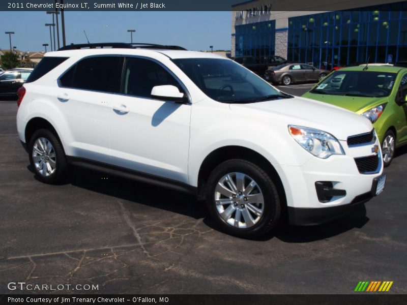 Summit White / Jet Black 2011 Chevrolet Equinox LT