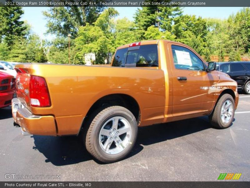 Tequila Sunrise Pearl / Dark Slate Gray/Medium Graystone 2012 Dodge Ram 1500 Express Regular Cab 4x4